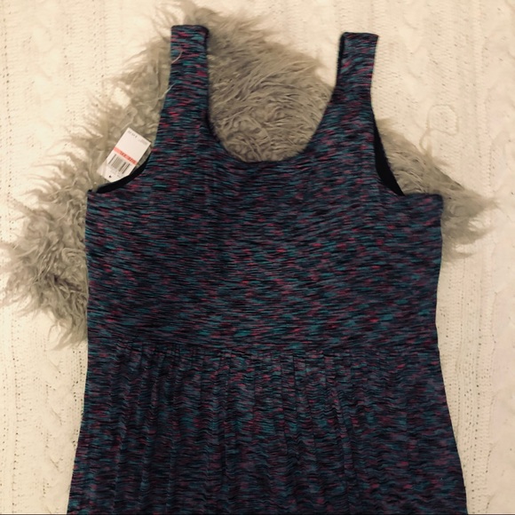 Spense XXL multicolor sleeveless maxi dress - Picture 6 of 7